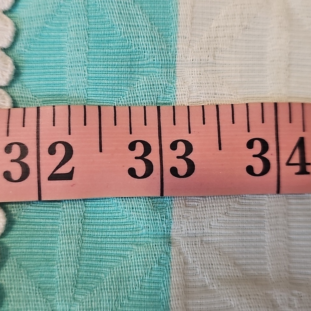 Just Taylor Sleeveless Easter Dress, Robin Egg, Blue/Cream Striped Design, Sz 6 - Picture 11 of 16